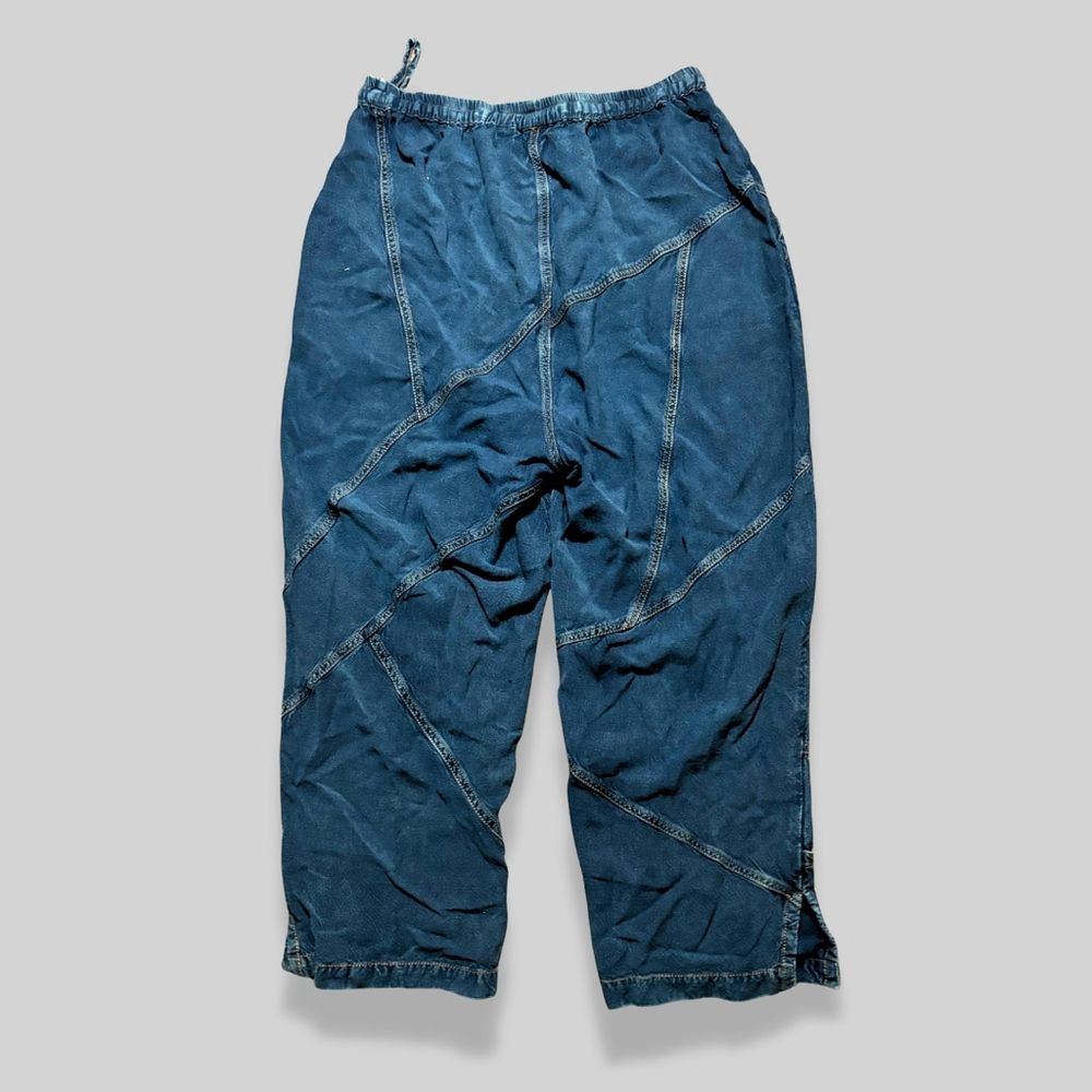 Sacred Threads Patchwork Pants Flowy Boho Hippie … - image 1